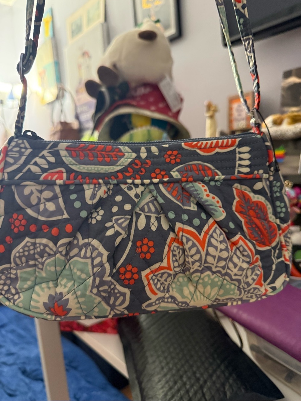 Vintage Vera Bradley Little Crossbody Bag in”Nomadic Floral”